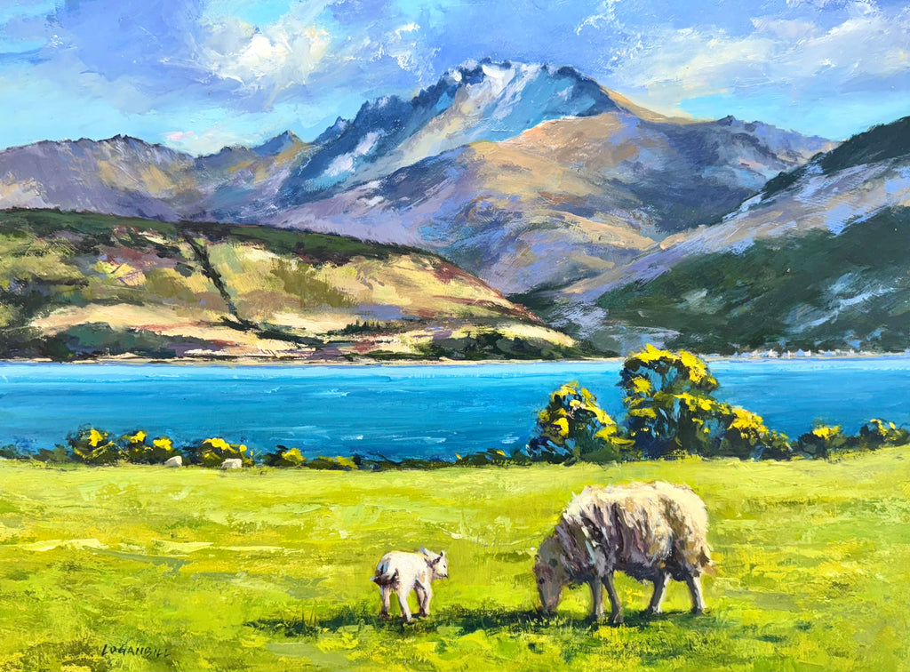 In the Spring, 12x16" oil