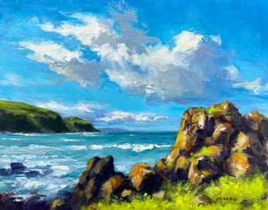 Seize the Day, 8x10" oil