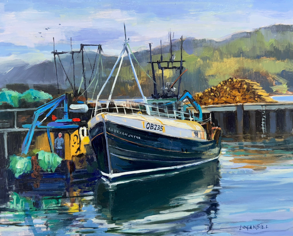 Boxing Day Reflection 8x10" oil