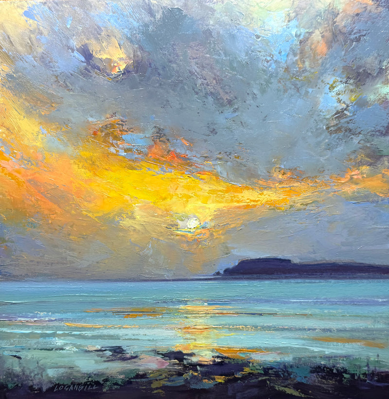 Equanimity, 12x12" oil