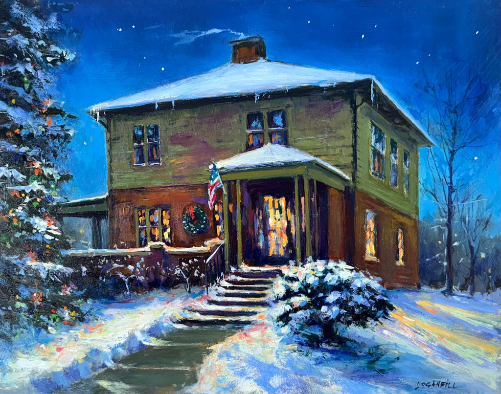 Coming Home, 12x16 oil, completed commission