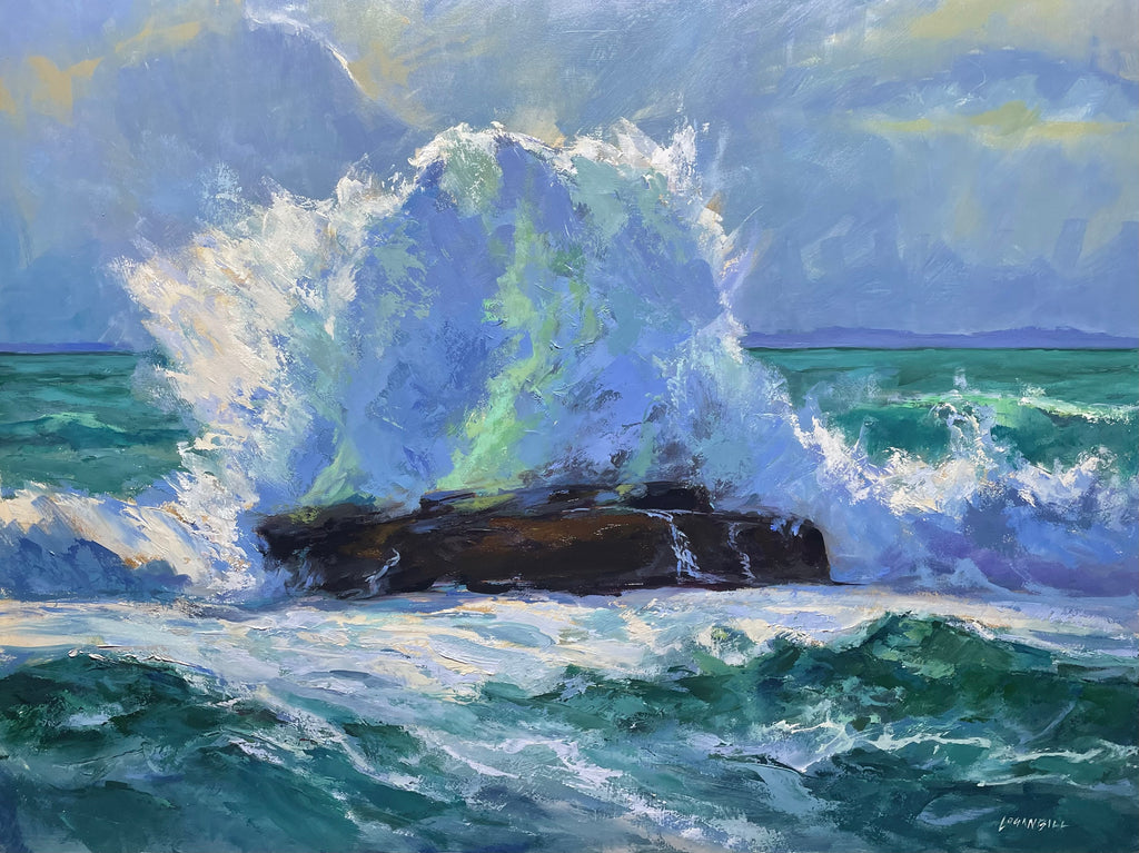 Emerald Coast 18x24" oil