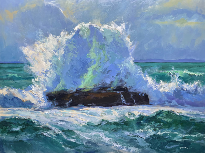 Emerald Coast 18x24" oil