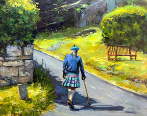 Sgàil an Uachdarain, 11 x14" oil