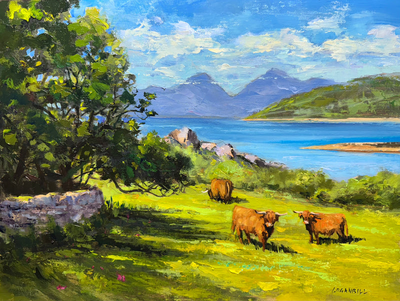 Guardians of the Sound, 30x40cm oil -- example of sold commission